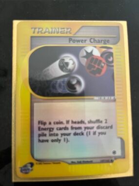 Power Charge Trainer Card - Yellow - Pokémon TCG